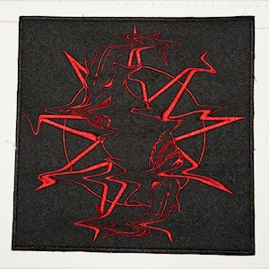 Heavy Metal READ DESCRIPTION patch Band 2 heads goat embroidered sew on