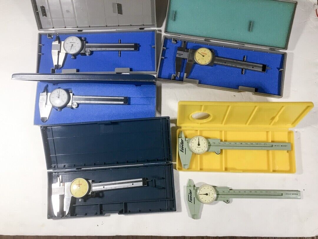 Vintage Mitutoyo Fowler Dial Caliper Lot for Parts Etsy