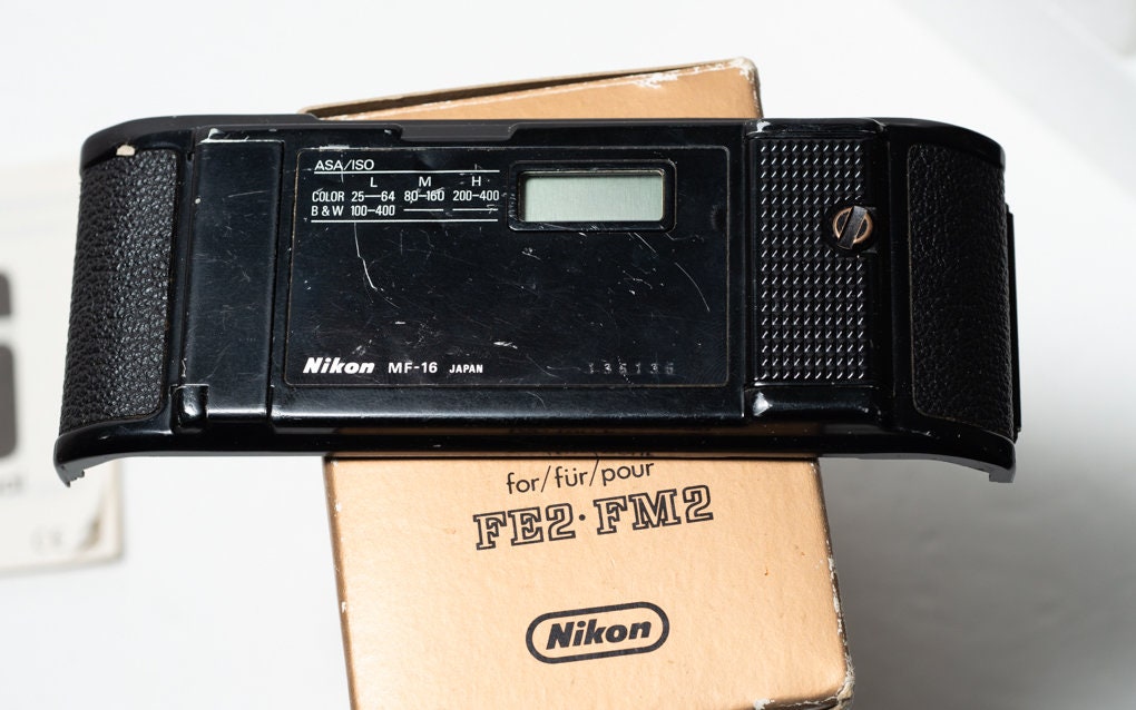 Nikon MF-16 Data Back FM3A FM2 FM FE2 FA in Good Condition - Etsy