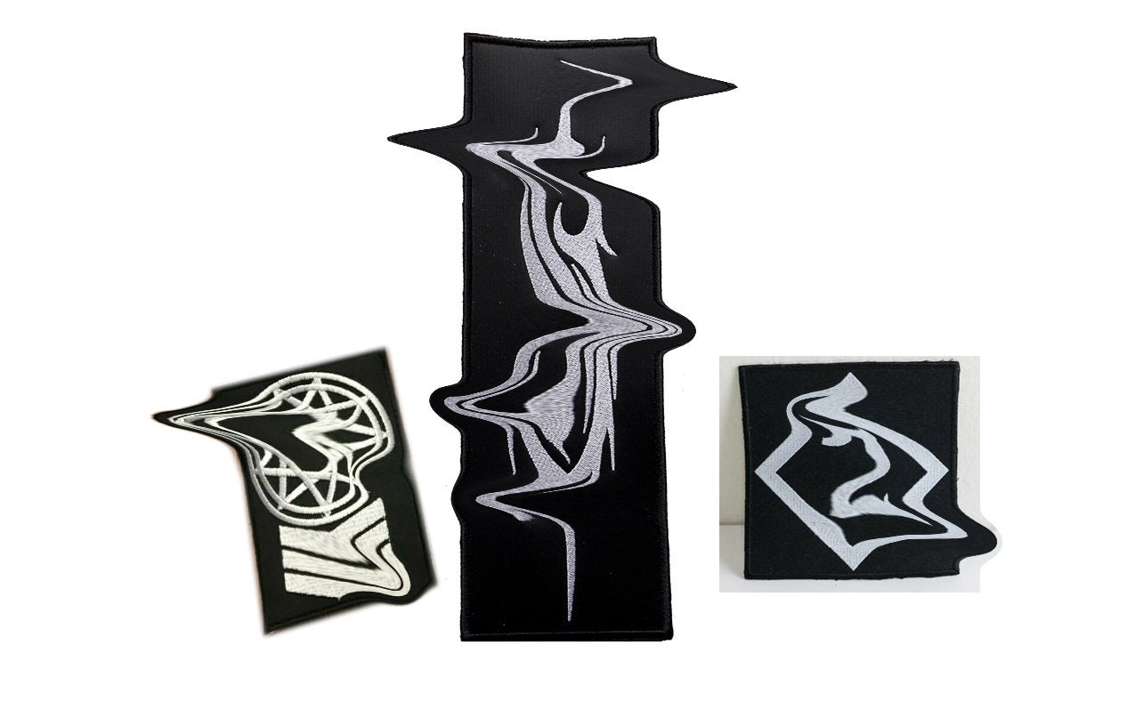 thumbnail image 2 of Slipknot Rock Band Embroidered Iron On Patch (5.7" X 2.5") - InspireMe Designs - Featuring Cory Taylor 2 of 3