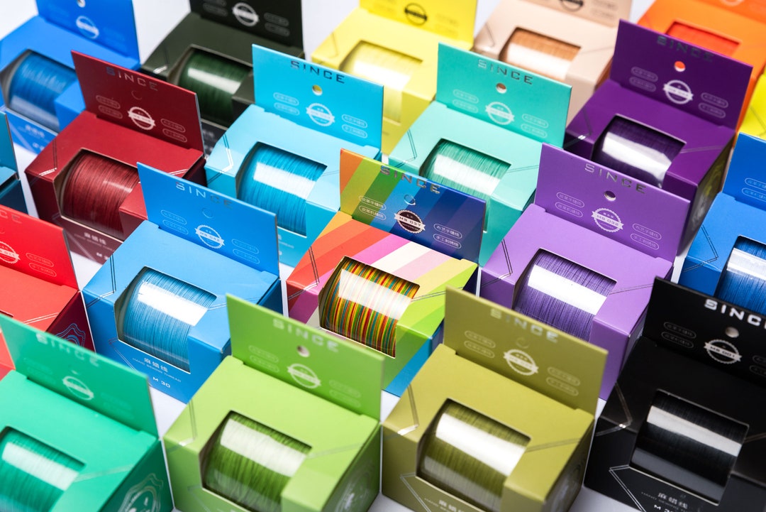 Waxed Linen Thread for Hand Leather Sewing Colorful Stitching Thread Etsy