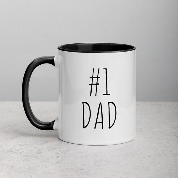 Number 1 Dad Mug | #1 Dad | Classic Dad Mug | Father's Day Gift