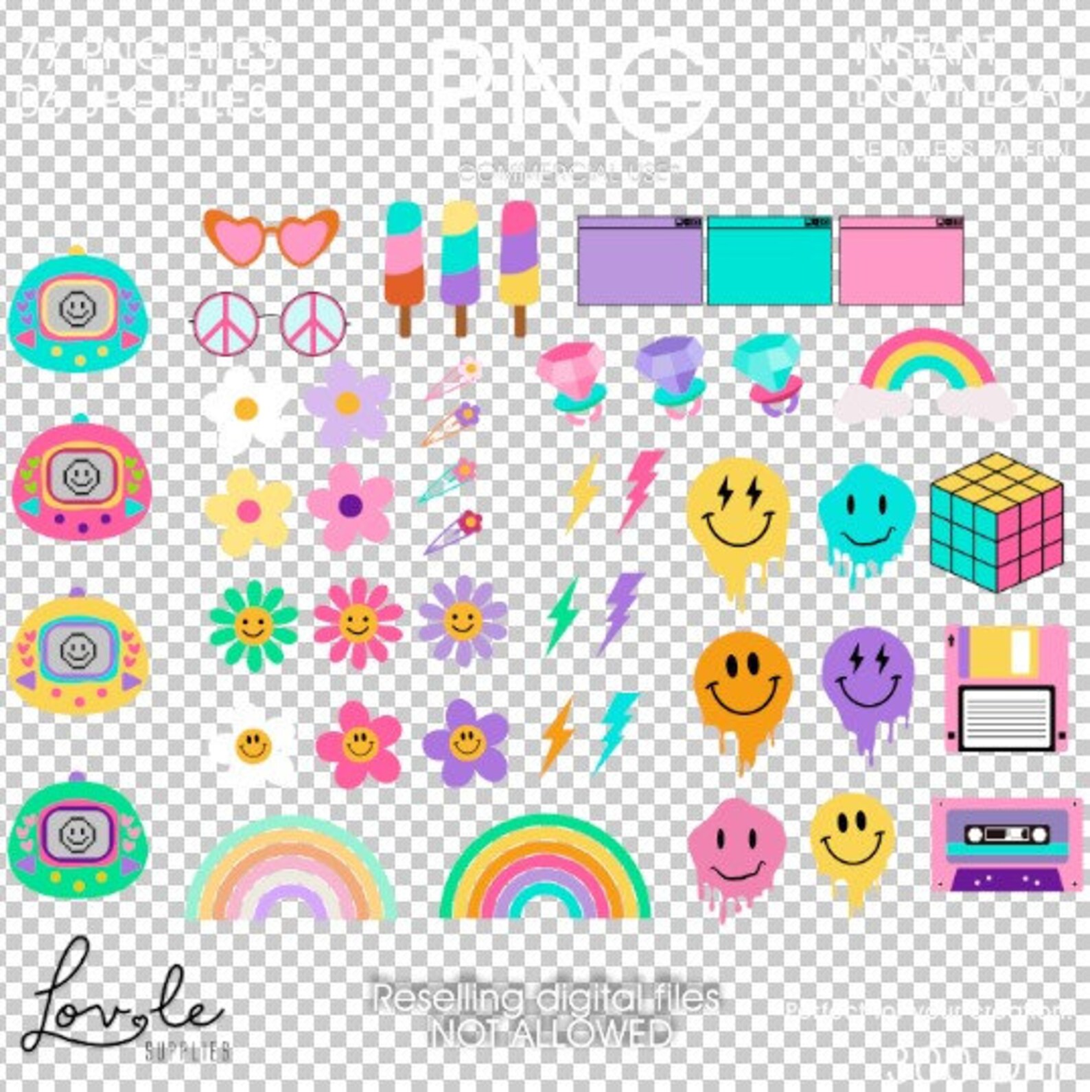 80s Clipart Roller Skates Clipart 1980 Retro Neon 80s - Etsy