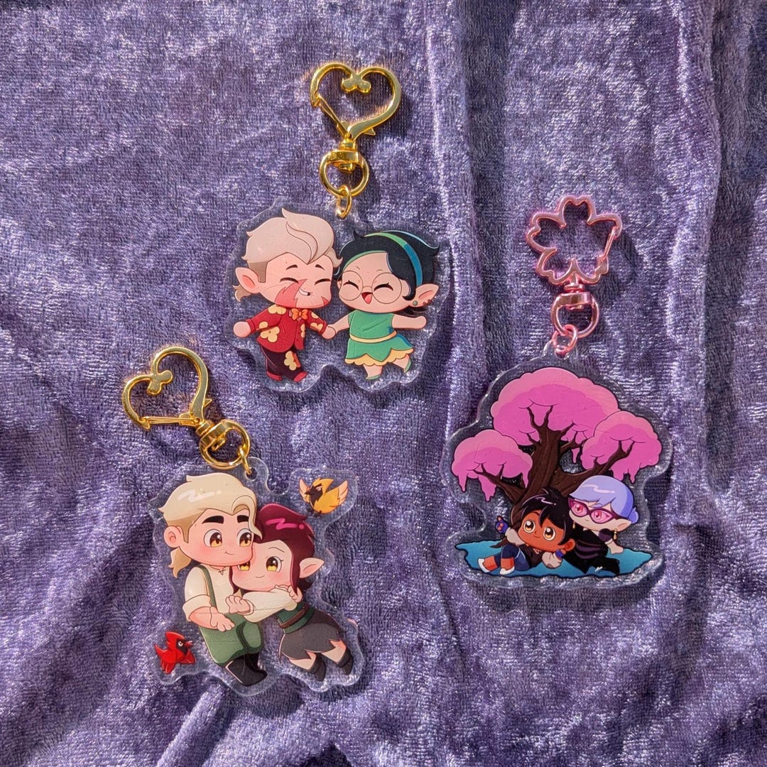 Toh Keychain TOH Couples 2,3 Acrylic Keychains - Etsy