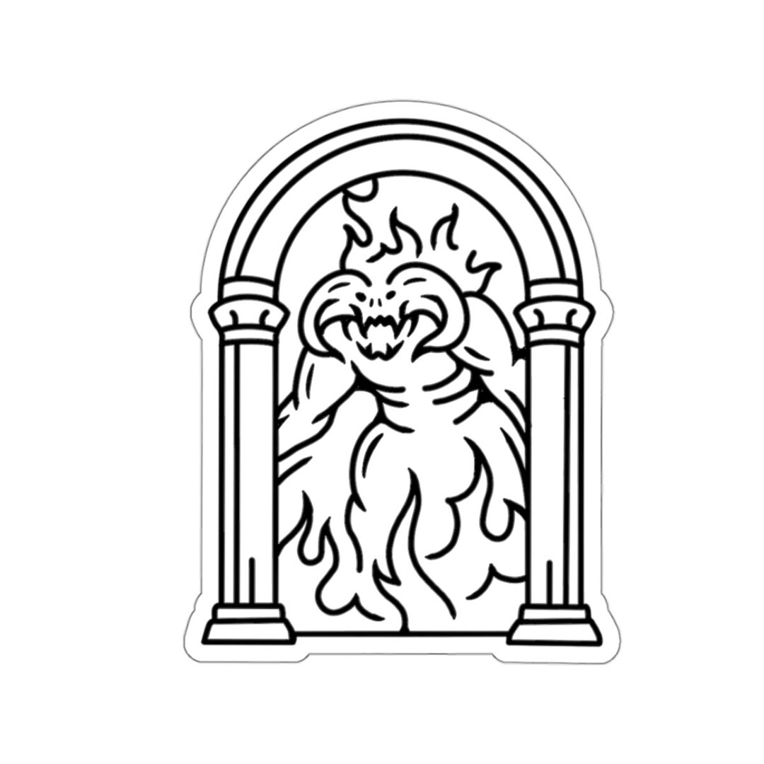 Lord of the Rings Balrog Sticker - Etsy