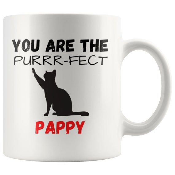 Personalized 'Pappy' Mug - 11oz Ceramic Coffee Mug, Custom Name Gift, Dishwasher & Microwave Safe