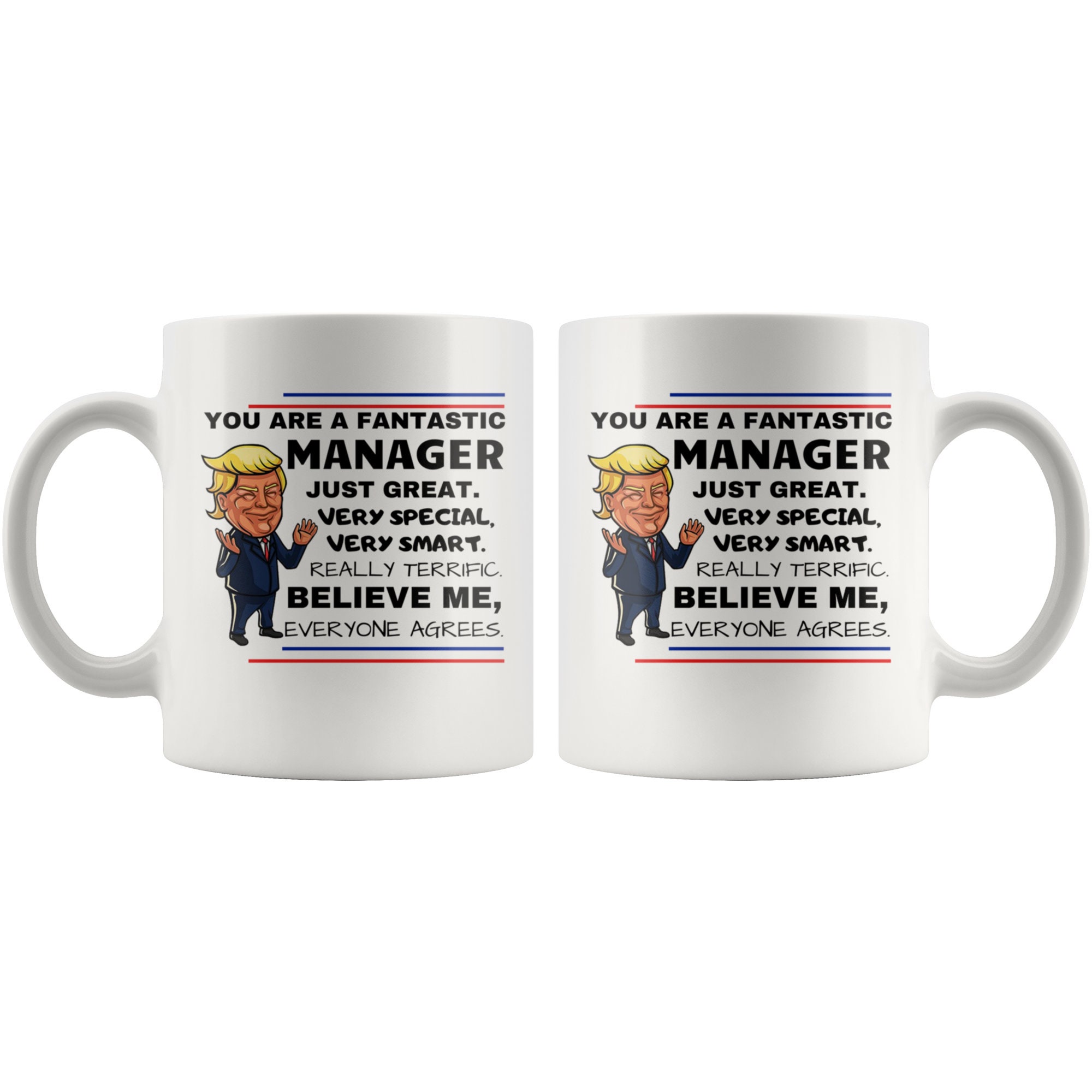 Funny Gift for Manager, Best Manager Gift, Manager Gift Idea, Funny Manager Mug, Funny Trump Mug