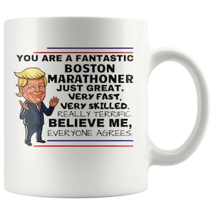 Boston marathon gifts for Men and Women,  Boston marathon mug, marathon runner gifts, first marathon gifts, Boston Marathoner, Runner Gifts,