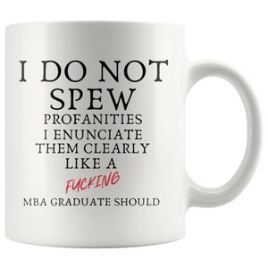 Mba Abschlussgeschenk, Graduierung Geschenk, Mba Becher, Mba Geschenk, mba Abschluss, mba Abschlussgeschenke, mba Student, College-Abschluss, mba-Abschluss