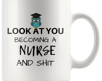 Nurse Graduation Gift Idea, Nurse Graduates, Nursing Graduation Gift, RN grad Gift,Registered Nurse Gift,Nurse Practitioner, Best Nurse Mug