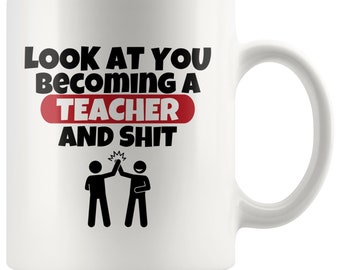 Funny Teacher Mug, Teacher Gift Idea, Teacher Mug, Best Teacher, Funny Teacher Gift, Teacher Appreciation, Teacher Graduation Gift