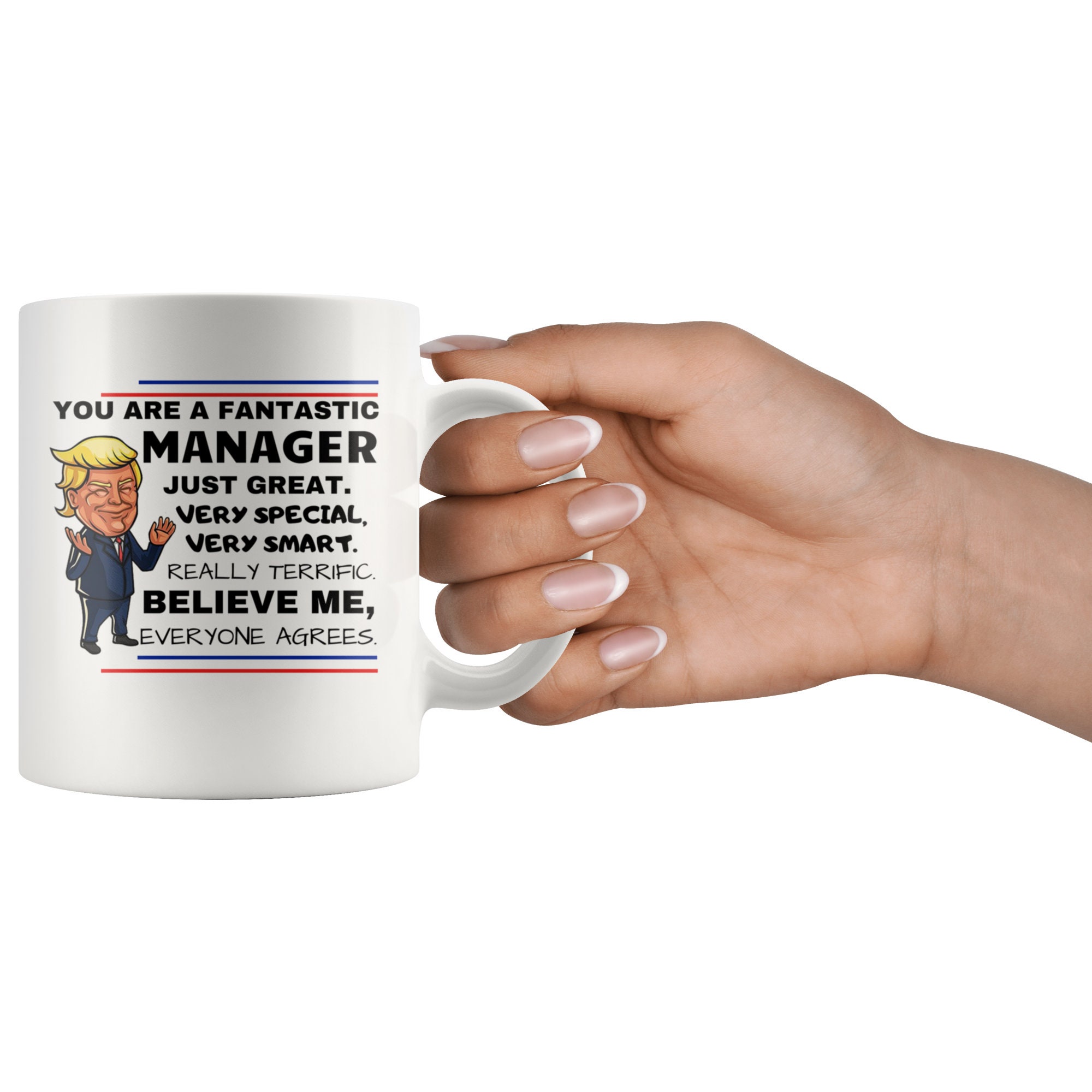 Funny Gift for Manager, Best Manager Gift, Manager Gift Idea, Funny Manager Mug, Funny Trump Mug