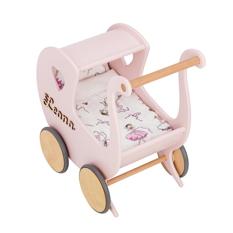 Toddler Walker Wooden Stroller Toy Doll Push Toy Custom Etsy