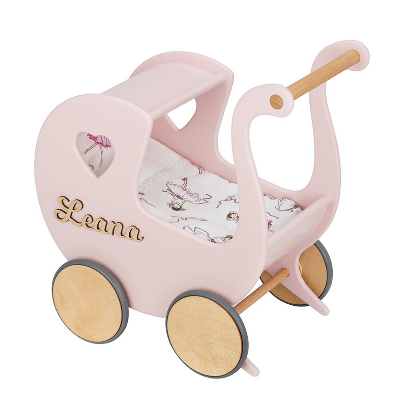 Toddler Walker Wooden Stroller Toy Doll Push Toy Custom Etsy
