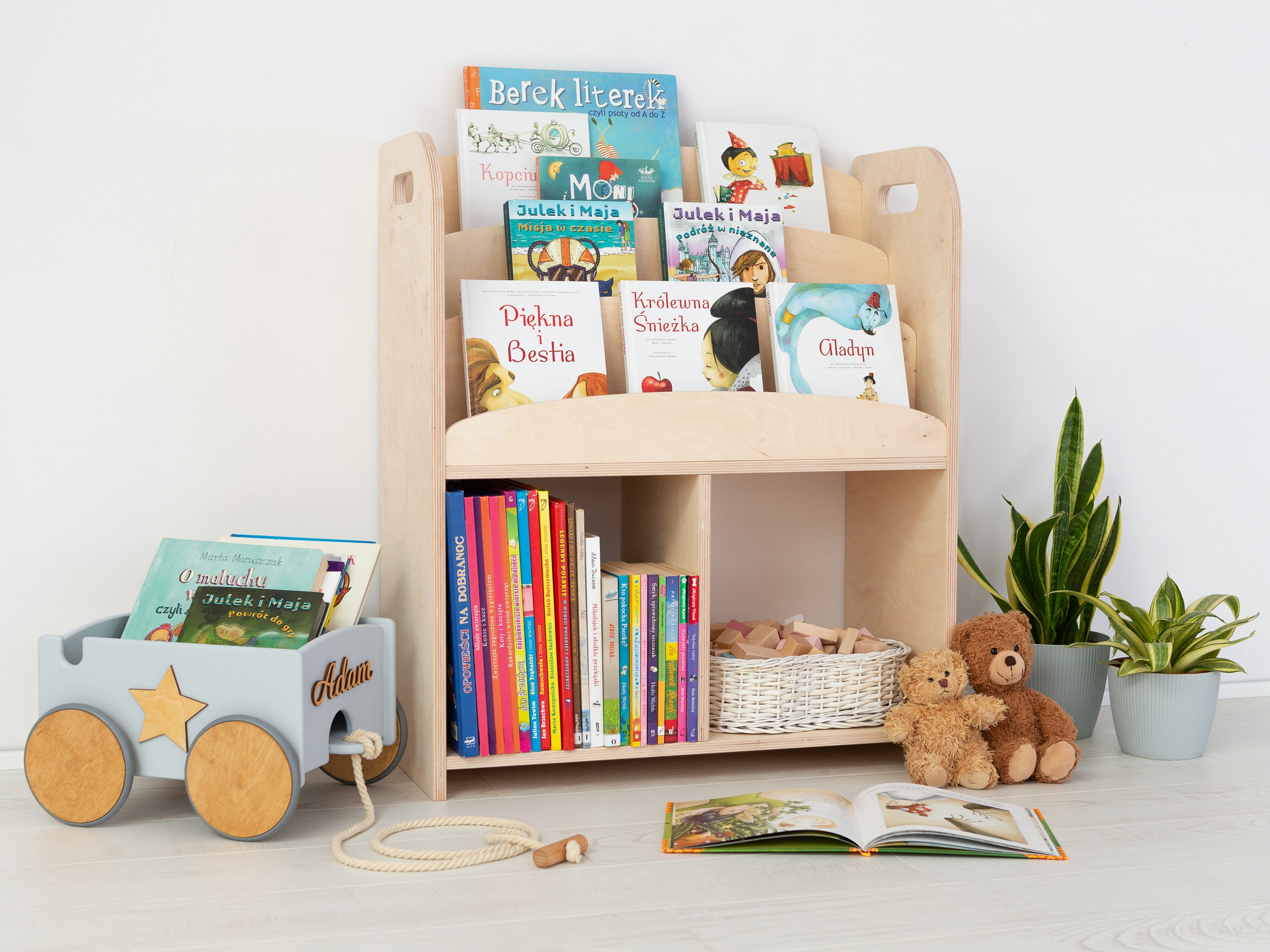 Toy Storage Small Childrens Bookcase Sprouts Bookshelf OOOK