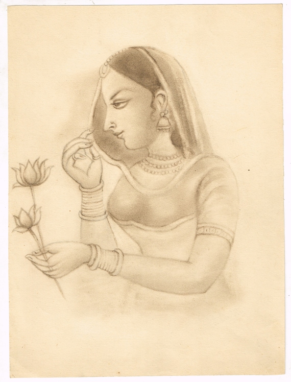 Indian Girl Abstract Art on Behance