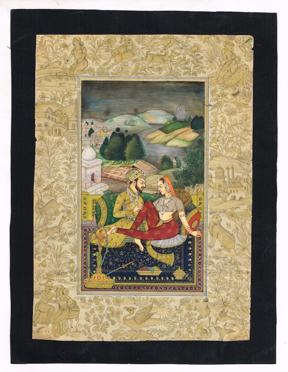 洋書 Indian Love Paintings Indians in Love - Paint by Numbers for Adults – Painting By