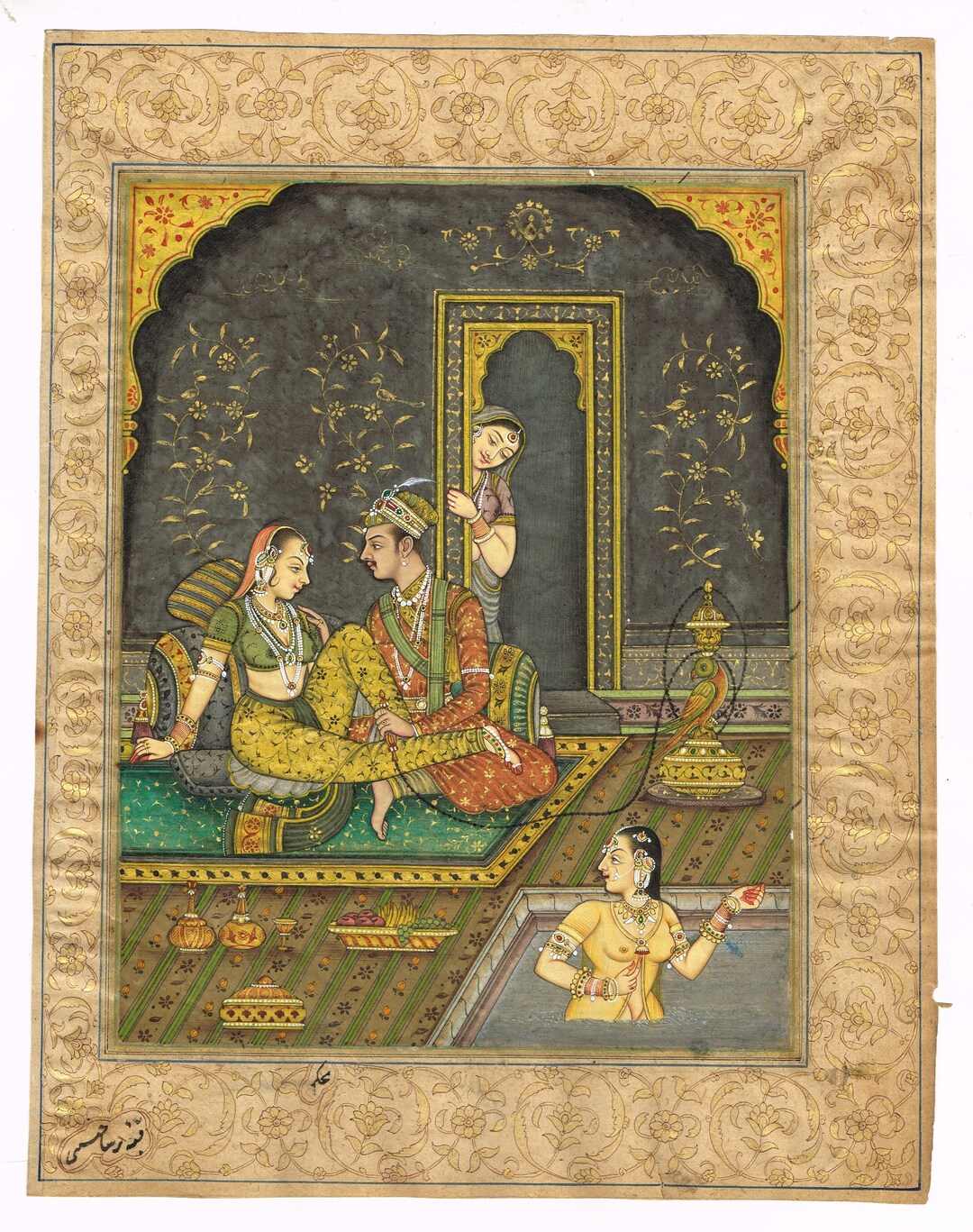 彼女の名はヴァイローマティ ミニ絵画 彼女の名はヴァイローマティ