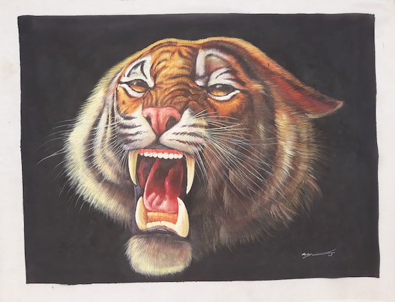Angry tiger - Mint Space NFT Marketplace - Buy, Sell and Create NFTs Art  Tokens without Fees