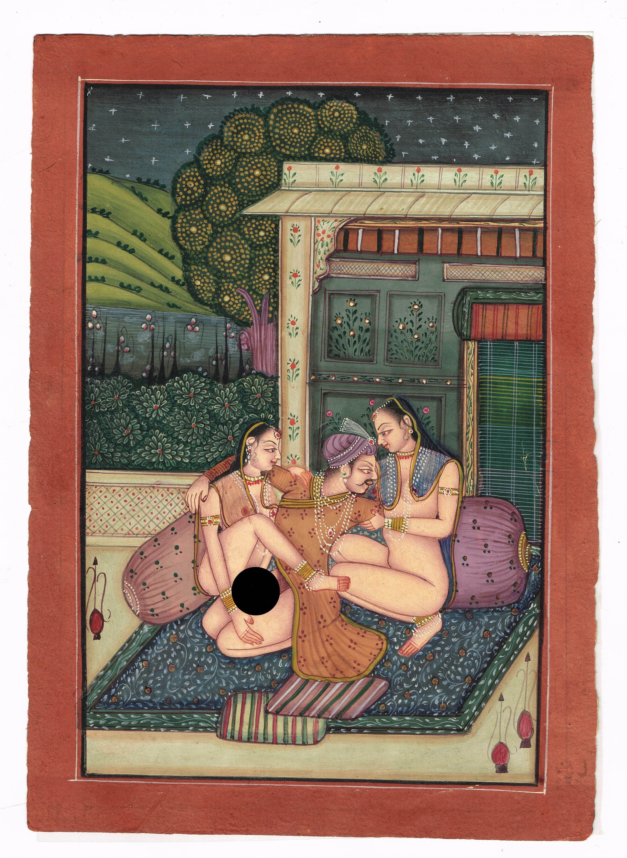 Indian Erotic Art Painting on Paper Erotic Painting Nudes Erotic Paintings  Indian Kamasutra Art Paintings Mughal Harem Art Paintings - Etsy