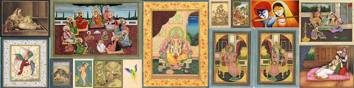 インドの絵【SATYABATI】送料込★ アート シルクスクリーン 絵 画 カナダ 先住民 ネイティブ
