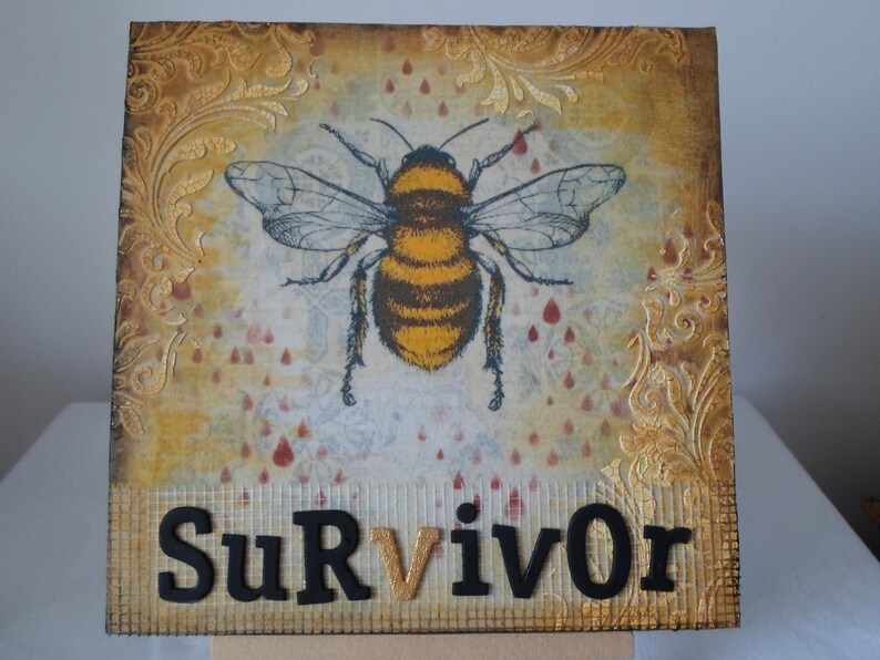 Mixed Media Wall Art Survivor