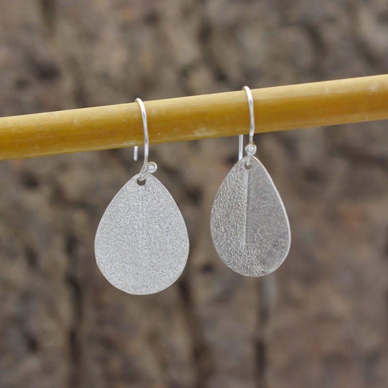Hand by VcollectionJewelry Texture earrings Silver and Gold Plated jewelry Sterling Silver and brass earrings handmade jewelry