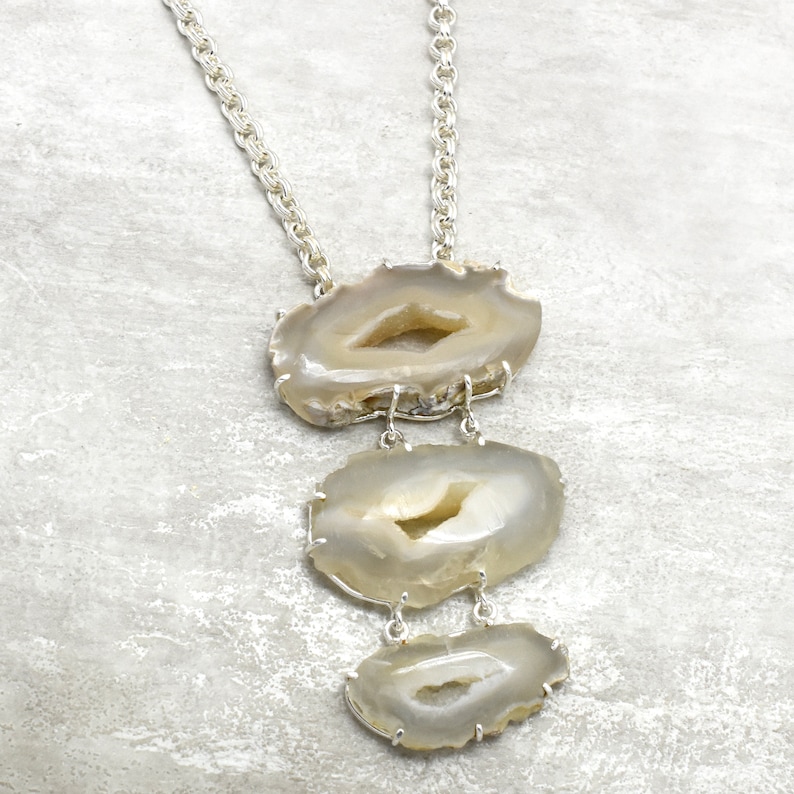 Solar quartz necklaces gifts jewelry handmade jewelry longest necklaces statement necklaces heavy necklaces