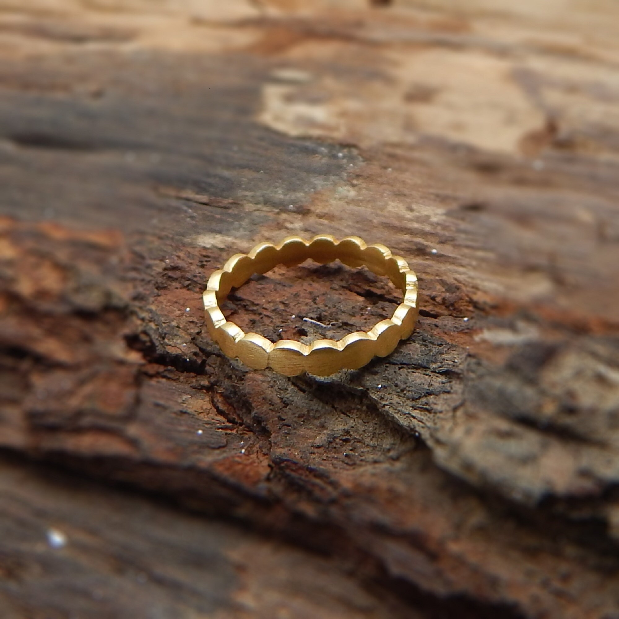 Plain Metal rings gold plated rings handmade rings gifts Etsy