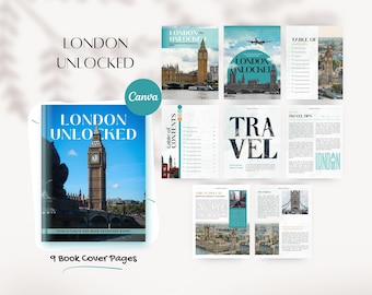 Modello Canva per guida turistica: pianificatore di e-book (download digitale)