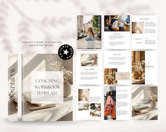 Modello di libro di lavoro di coaching: ebook e lead magnet (download digitale)