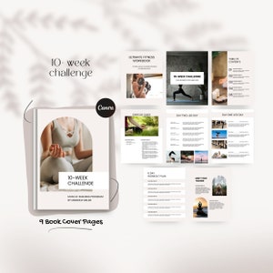 Fitness Ebook Template | Fitness Program Planner | Fitness Yoga Coach Template | Nutrition Coach | Workout Personal Training | Gym Packet