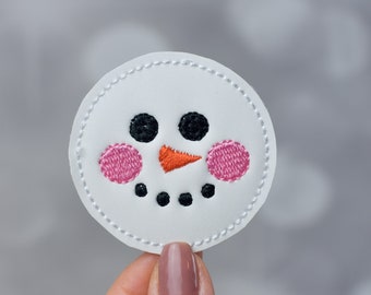 Snowman Feltie Embroidery Design