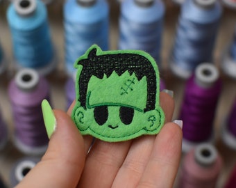 Franken Emoji Feite Embroidery Design
