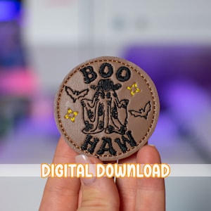 Boo Haw Feltie Embroidery Design