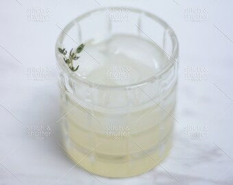 Summer Gin Cocktail Styled Stock Photo for Instagram | Social Media or Blog Drink Image | Bar Styled Stock Photo