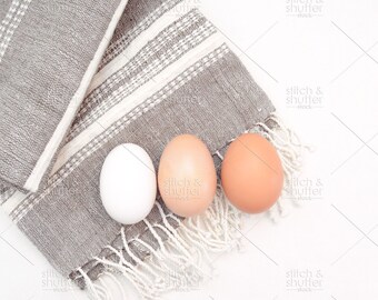 Farm Fresh Eggs Styled Stock Photo for Instagram | Social Media or Blog Farmhouse Style Image | Kitchen or Baking Styled Stock Photo