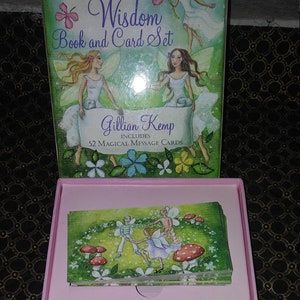 Faerie Wisdom Book and Card Set - Gillian Kemp - 52 Magic Message Cards