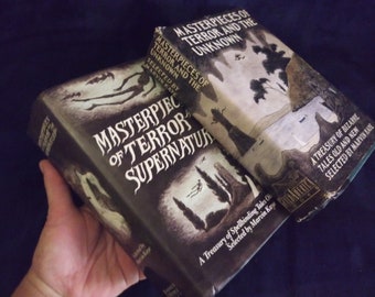 Masterpieces of Terror and the Supernatural-And-Master Pieces of Terror and The Unknown-With Dust Jackets