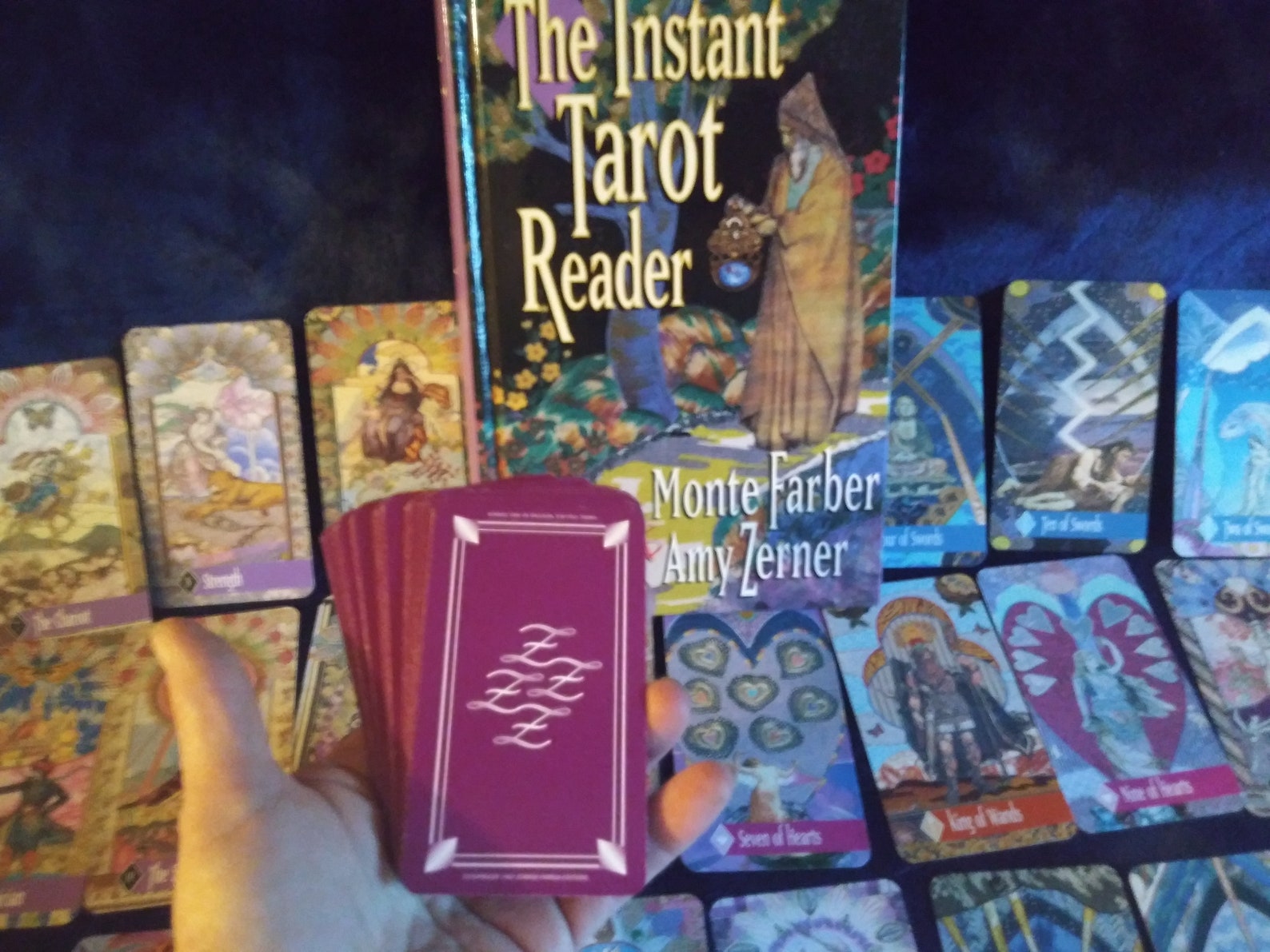 Rare Vintage Setthe Instant Tarot Reader Book and Card Etsy