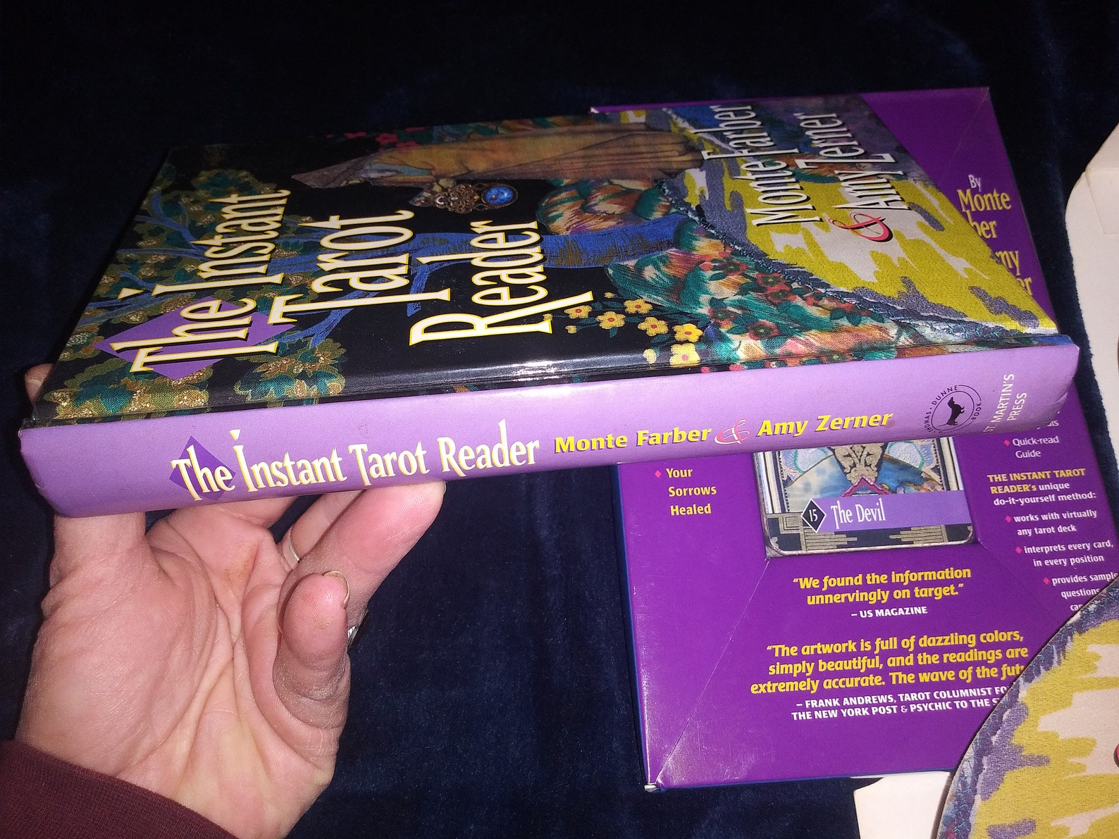 Rare Vintage Setthe Instant Tarot Reader Book and Card Etsy