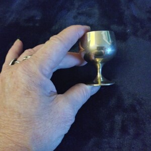 Brass Chalice-Mini Chalice-Travel Altar Chalice-Plumper version has sold out image 10