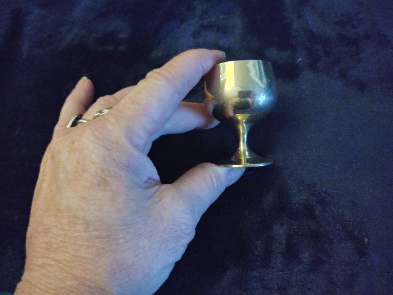 Brass Chalice-Mini Chalice-Travel Altar Chalice-Plumper version has sold out image 10