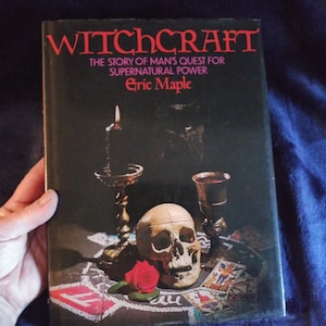 Rare Book-Witchcraft-The Story of Man's Search for Supernatural Power-Beautiful h/c-1973 edition-Ask to bundle books for refund on shipping