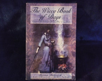 First edition-The Wicca Book Of Days: Legend and Lore for Every Day of the Year by Gerina Dunwich-Ask to bundle books for refund overages