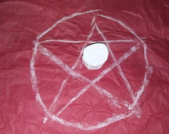 Sigil Chalk-Set of 4 Sacred Circle Chalk-Handmade Cascarilla Chalk