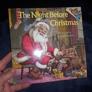 SALE-Was 7.99 The Night Before Christmas-Vintage/New-1975-Classic Christmas Story Book--Like New Condition-A Great Add on Item