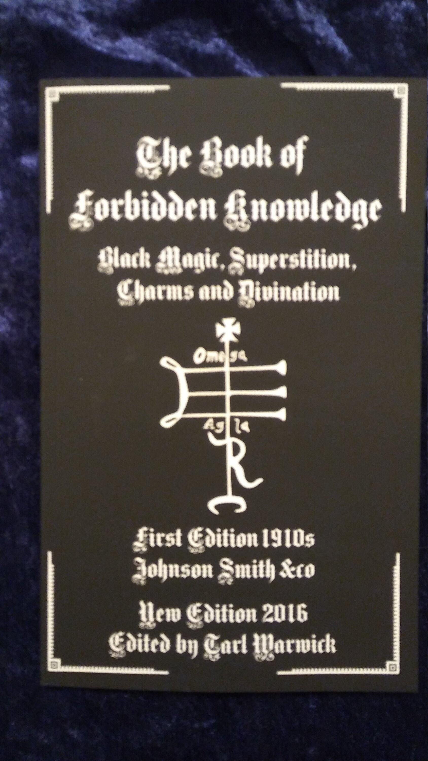 Buy The Book of Forbidden Knowledgeblack Online in India - Etsy