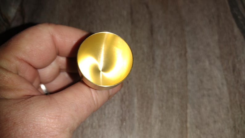 Brass Chalice-Mini Chalice-Travel Altar Chalice-Plumper version has sold out image 4