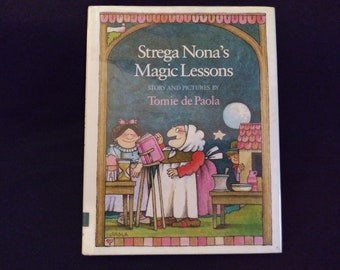 Strega Nona's Magic Lessons by Tomie De Paola~ Vintage 1982-Hard cover edition
